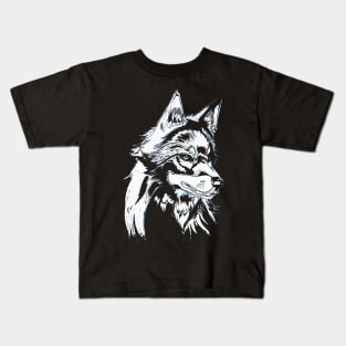 Wolf minimal Kids T-Shirt